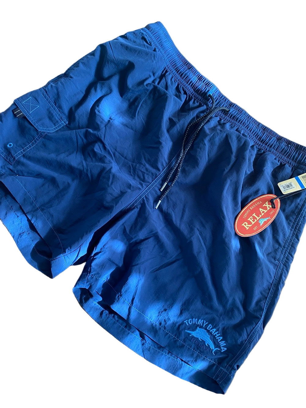 Tommy Bahama Men's Royal Blue Relaxed Swim Trunks